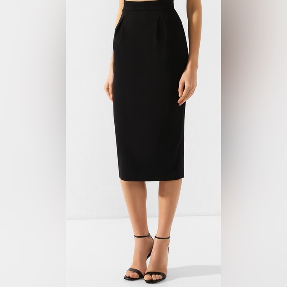 Versace new black long skirt with tags - Picture 2 of 8